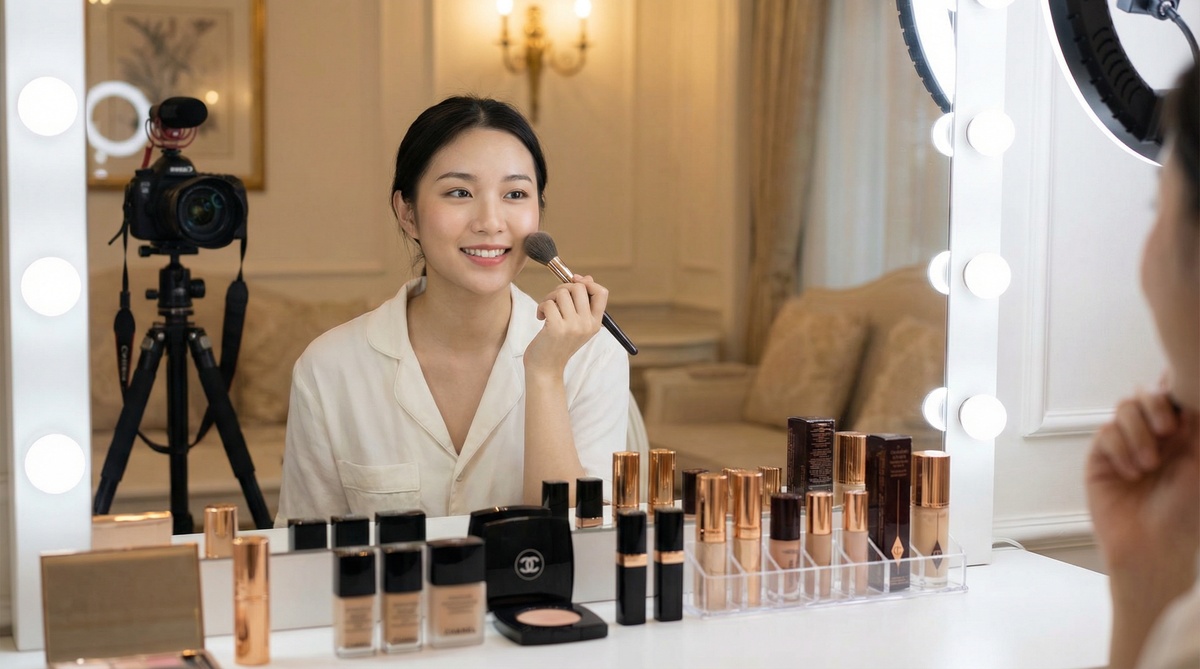 17c一起草美妆视频